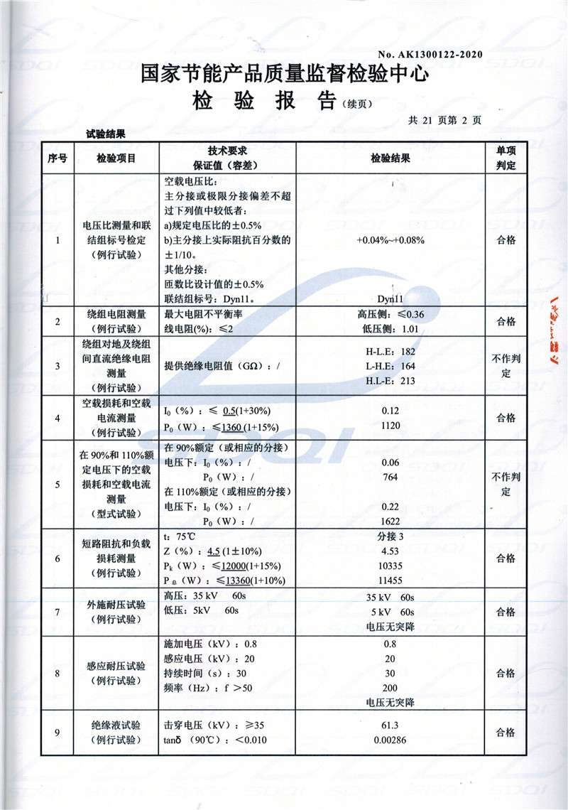 高低压试验报告-S11-1250尚义尚义尚义油浸式变压器-2.jpg